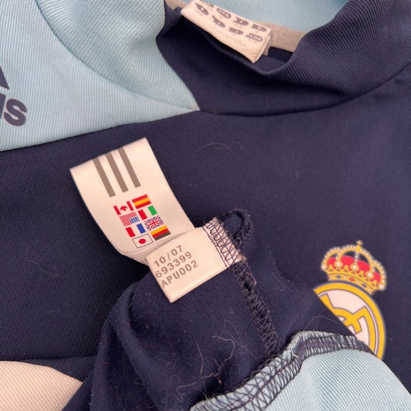 Real Madrid 2007/2008 ORIGINAL Adidas Player Version (Formotion) Training Top S - Picture 4 of 9